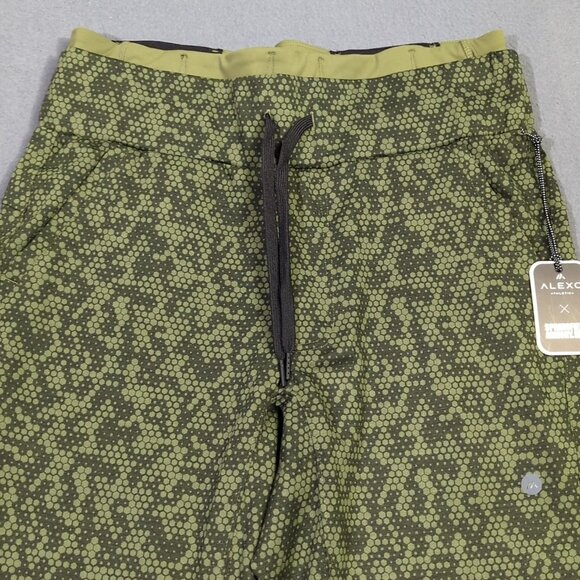 Alexo Athletica Pants Men's XL Green Hex Camo Concealed Carry Performance Jogger - Picture 6 of 15